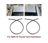 Left & Right Side Roof Drip Moulding Trim for 2006-2016 Toyota Yaris Hatchback