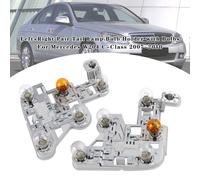 Left+Right Tail Lamp Bulb Holder with Bulbs Per Mercedes W204 C-Class 2007-10 T9