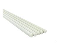 LEFTART 10 Pezzi di Lunghezza 1000mm Asta in Fibra di Vetro Solida Asta Tonda Elastica in Fibra di Vetro, for aeromodelli aste isolanti in Fibra di Vetro(Color:10pcs 0.8x1000mm)