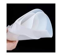 LEFTART Foglio di Gomma siliconica Bianca Foglio di Silicone Trasparente Tappetino in Silicone Foglio di Silicone, for la casa Giardino Pannello Sottile Semi Trasparente Accessori in Gomma(50x50x5mm)