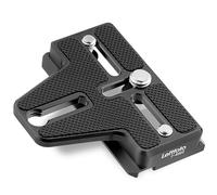 Leftfoto Piastra di base estesa a sgancio rapido per DJI RS2/RSC2/RS3/RS3-PRO/RS3 RS 4/RS 4 Pro Cimbal, Arca-Type standard, con viti da 1/4" 3/8" (versione di allungamento)