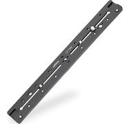 LEFTFOTO Sistema Arca-Swiss a coda di rondine da 350 mm, piastra a sgancio rapido, con foro di posizionamento per ARRI, filettatura da 1/4" e 3/8", slitta fredda - per DSLR Live Streaming Movie Camera