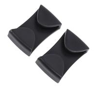 Leftwei 2 Clip per Occhiali da Sci, Morsetto per Casco da Sci, Fissatore per Occhiali per Sport Invernali con Resistenza Allo Scivolamento, Design Robusto per, Accessori per Sistemi di Sport (BLACK)