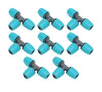 Leftwei 20PCS 16mm Lock Tee Connectors Accessori Affidabili per L'irrigazione per L'inverdimento Urbano e la Piantagione di Fiori PE Impermeabile 3,7x2,4 Pollici