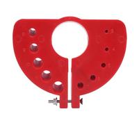 Leftwei Affilatrice per Punte da Trapano, Smerigliatrice per Punte da Trapano Multidimensione, Strumento per Affilare da 3-12 Mm, Ideale per Affilare Smerigliatrici Angolari (rosso)