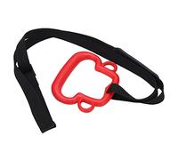 Leftwei Anelli da Ginnastica per Bambini, Lunghezza Regolabile 80 Cm, capacità 331 Libbre, Anelli per Esercizi, con Cuscinetti in Gomma Resistenti all'Usura, Ideali per Uso Interno Ed Esterno (Rosso)