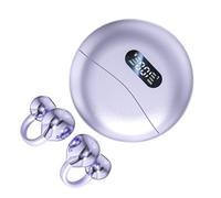 Leftwei Auricolari per Traduzione AI Traduttore Bluetooth Leggero per Viaggi Globali e Uso Quotidiano Supporto per 144 Lingue (PURPLE)