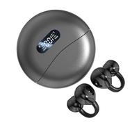 Leftwei Auricolari per Traduzione AI Traduttore Bluetooth Leggero per Viaggi Globali e Uso Quotidiano Supporto per 144 Lingue (BLACK)