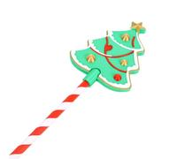 Leftwei Bacchetta per Carta Albero di Natale Stampata in 3D Tocca | Materiale PLA, 12,99x4,13 Pollici, Adatto a Terminali di Pagamento Senza Contatto, Bancone Festivo e Accessorio Fotografico