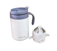 Leftwei Caffettiera da Viaggio, Macchina per caffè Elettrica Portatile, Caffettiera per Auto Pieghevole Isolata Sotto Vuoto in Acciaio Inossidabile con Filtro a Doppia Rete, Ideale per Ed (#2)