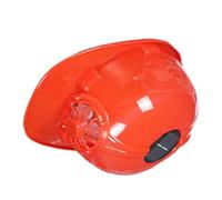 Leftwei Casco di Sicurezza con Ventola con Ventola di Raffreddamento Ad Energia Solare per Cantieri Edili Estate All'aperto Comodo Regolabile (rosso)
