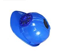 Leftwei Casco di Sicurezza con Ventola con Ventola di Raffreddamento Ad Energia Solare per Cantieri Edili Estate All'aperto Comodo Regolabile (BLUE)