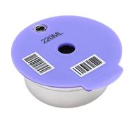 Leftwei Cialda caffè Riutilizzabile, Capsula Ricaricabile Universale in Acciaio Inossidabile Adatta per Macchine da caffè, Include Pennello e Cucchiaio (220ML)