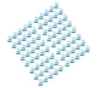 Leftwei Clip per Raccoglitori da 80 Pezzi, Piccole Pinze per Carta in Metallo Resistente, Tenuta Forte per Documenti e Certificati (BLUE)