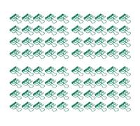 Leftwei Clip per Raccoglitori da 80 Pezzi, Piccole Pinze per Carta in Metallo Resistente, Tenuta Forte per Documenti e Certificati (GREEN)