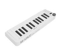 Leftwei Controller Tastiera MIDI a 25 Tasti con Tasti Sensibili Alla Forza e connettività Wireless, per la Produzione Musicale