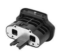 Leftwei Coperchio Vano Batteria BL-3 in Plastica Nera per Fotocamere D900 D700 D300, Adattatore EN-EL4A Durevole per Scatto Continuo Migliorato, 1 Pezzo, Dimensioni 58x62x35 Mm