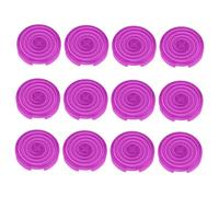 Leftwei Copripulsante in ABS Satinato Stampato a Iniezione da 20,2 Mm per Interruttori Kailh Cherry TTC Akko Glorious, 12 Pezzi di Protezione per Pulsanti per Tastiere (PURPLE)