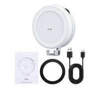 Leftwei FD-04 Luce Magnetica per Selfie, Luce di Riempimento a LED Portatile per la Fotografia del Telefono, luminosità Regolabile e Ruotabile a 360°, Perfetta per i Creatori di Contenuti (WHITE)