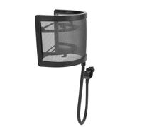 Leftwei Filtro Anti-pop per Microfono Parabrezza a Forma di U Materiale ABS di Grandi Dimensioni Schermo di Protezione Dallo Sputo per Microfono Professionale Rete di Precisione