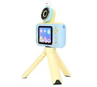 Leftwei Fotocamera Digitale per Bambini Simpatico Multifunzionale Schermo IPS HD da 2,4 Pollici Videogioco Fotografico MP3 per Bambini Dai 3 Ai 9 Anni