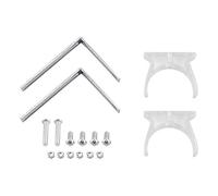 Leftwei Kit Serbatoio Raffreddamento Ad Acqua per Computer, Kit Serbatoio Principale, Staffe in Plastica Supporto in Metallo Tipo L con Viti, Ideale per di Raffreddamento a Liquido PC Riduzione del