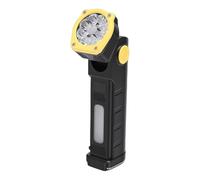 Leftwei Lampada Lavoro Impermeabilizzante con Gancio Portatile Display Digitale LED Potente Base Magnetica Torcia Lavoro per Riparazione Auto Campeggio Uomo Regali San per Lui (YELLOW)