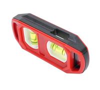 Leftwei Livella a Bolla Magnetica, Livella a Doppia Bolla, Strumento di Precisione con Precisione di 1 Mm e Base Magnetica Resistente, Ideale per la Decorazione Domestica e la Lavorazione del Legno
