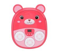 Leftwei Macchina da Boxe Musicale, Simpatico Giocattolo da Boxe da Parete per Bambini con Personaggi dei Cartoni Animati con Guantoni, per Bambini e Bambine dai 3 ai 12 Anni (Pink)