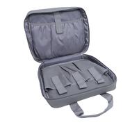 Leftwei Mini Borsa da Viaggio per Piatti, Borsa Portaoggetti in Tessuto Oxford, Custodia da Viaggio con Tracolla Regolabile e Fodera in Schiuma, Ideale per Kit Satellitare, Cavo, Router e