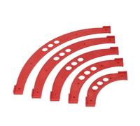 Leftwei Modello per Smusso Angolare per la Lavorazione del Legno, Modelli per Taglio di Plastica Tecnica, Modelli per Raggio da R100 a R300 con Installazione Rapida, Ideali per Pialle in Legno,