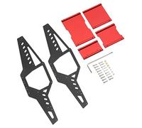 Leftwei Parti di Aggiornamento Durevoli del Roll-bar del Telaio Dell'auto RC in Lega di Alluminio per Modelli SCX24 Assiali 1/24 (rosso)