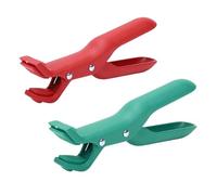 Leftwei Pinze Multifunzione per Piastra Calda per Cucina, 4 Pezzi | Protezione termica antiscottatura, plastica robusta, clip per supporto ciotola antiscivolo per la preparazione della cottura