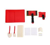 Leftwei Pittore Bordi Kit per Pareti, Soffitti | Cuscinetto piatto da 7 pollici, molatrice con guida da 4 pollici, cuscinetto angolare a forma di V, 1 spazzola per