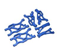 Leftwei Set di Bracci di Sospensione RC in Lega di Alluminio Ad Alta Resistenza Bracci Oscillanti Anteriori Posteriori per 1/7 LIMITLESS INFRACTION 6S TYPHON 6S (BLUE)