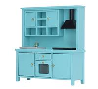 Leftwei Set di Giocattoli da Cucina per Casa delle Bambole 1:12 Bellissimo Mobile da Cucina in Miniatura per la Decorazione della Camera dei Bambini