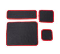 Leftwei Set Tappetini Magnetici per Attrezzi 4 Pezzi Flessibili | 4 Dimensioni per Organizzare le Piccole Parti delle Viti delle Chiavi, Resistente All'olio e All'acqua in PVC