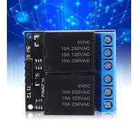Leftwei SL25A02 Modulo relè Autobloccante Bistabile da 5 V Alta affidabilità per Progetti di Automazione Domestica Design Durevole a 2