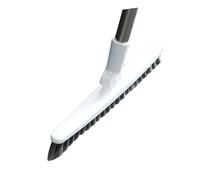 Leftwei Spazzola per Fessure con Manico Lungo Detergente a Setole Dure e Durevoli per Malta per Piastrelle della del Bagno 1 Pezzo (Bianco 120 cm)