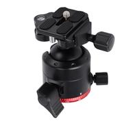 Leftwei Supporto per Treppiede Professionale con Testa a Sfera Panoramica a 360 Gradi, Testa a Sfera Rotante con Filettatura e Piastra da 3/8 Pollici, per Fotocamera DSLR, Videocamera, Monopiede