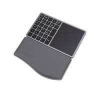 Leftwei Tastierino Numerico Wireless con Touchpad Dual Mode Ricaricabile | Alloggiamento in ABS, Utilizzo di Tablet e Smartphone per Laptop, Supporto OS X IOS , Ricarica di Tipo C, Batteria da 180