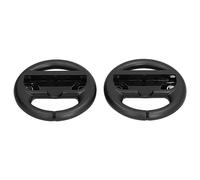 Leftwei Volante per Interruttore, Controller da Volante da Corsa Portatile per Bambini e Adulti, Materiale ABS Leggero, 2 unità (BLACK)