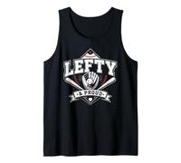 Lefty mancino Giocatore di Baseball Softball Lanciatore Orgoglioso Colpo Canotta