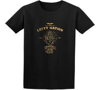 Lefty Nation Bringing Balance to an Otherwise Right Handed World Fine Men's Fashion T Shirt Black XXL