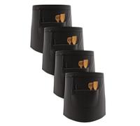 LEFUNDA® 4 grembiuli da cucina impermeabili con 2 tasche, regolabili, spalline lunghe per barbecue, per uomo e donna, cucina, ristorante, bar