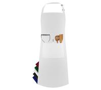 LEFUNDA® grembiuli da cucina impermeabili con 3 tasche, regolabili, spalline lunghe per barbecue, per uomo e donna, cucina, ristorante, bar