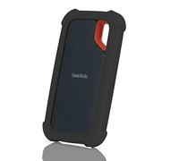 LEFXMOPHY Custodia di ricambio per SSD esterno SanDisk Extreme Portable New Generation SDSSDE61 500 GB 1 TB 2 TB 4 TB, E61 in morbido silicone, nero
