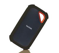 LEFXMOPHY Extreme Pro - Custodia di ricambio per SSD portatile SanDisk E81 da 1 TB, 2 TB, 4 TB, fino a 2000 MB/s, in morbido silicone (non adatta per E61), colore: nero