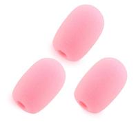 LEFXMOPHY Parabrezza rosa per cuffie da gioco Razer BlackShark V2 / V2 Pro / V2 X/Kaira Pro Gaming Headset Microfono Pop Filter Mic Copertura in schiuma, confezione da 3