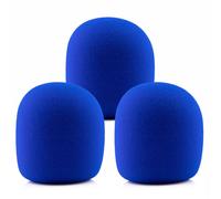 LEFXMOPHY SM58 Parabrezza per microfono Shure SM58 SM48 BETA 58A Filtro anti-pop Copertura di ricambio per microfono Confezione da 3 Custodia ant